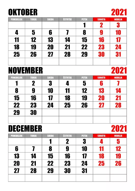 Koledar oktober, november, december 2021 koledarja-oktober-november-december-2021