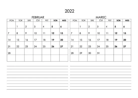 koledarja-februar-marec-2022