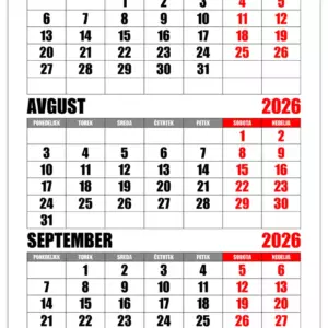 Koledar julij, avgust, september 2026 koledarja-julij-avgust-september-2026